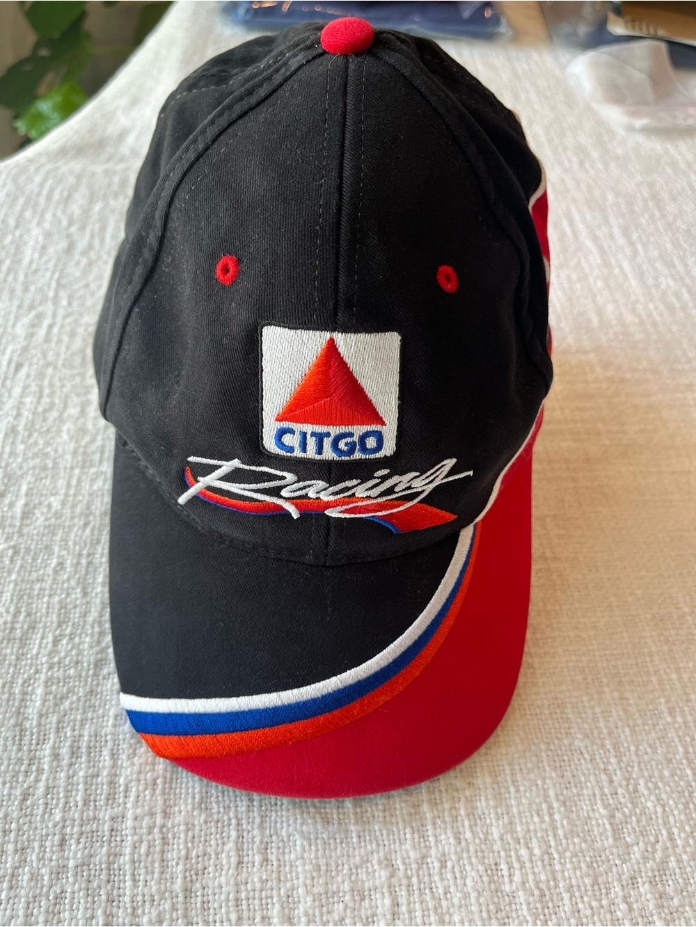 Citgo Racing and Jeff Burton 99 Team Caliber Baseball Cap One Size Red unisex
